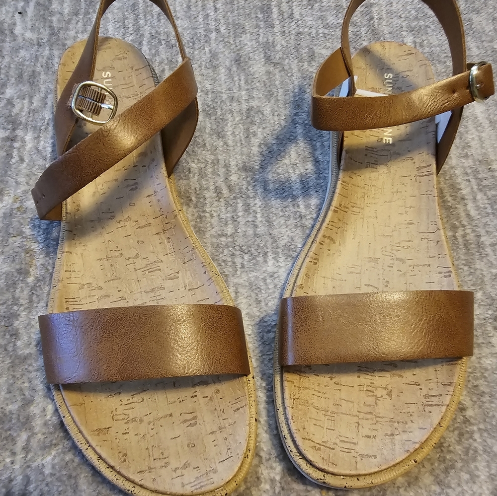 Size 12 Cognac Sandal